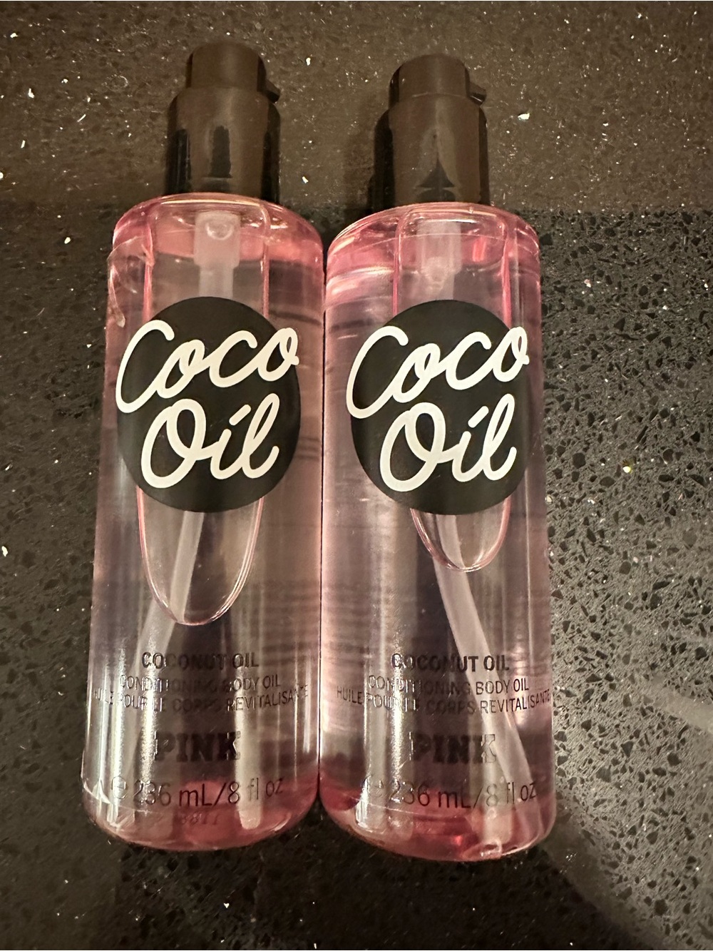 Coco Oil Body Oil by PINK — Pink Clear Bottle